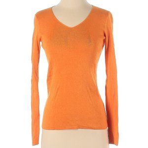 Banana Republic Orange V-neck sweater 16% wool